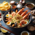ガーリックseafood noodle 4枚目