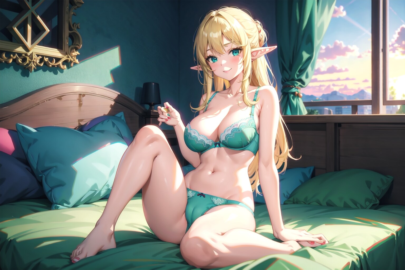 ベッドのマリーネさん