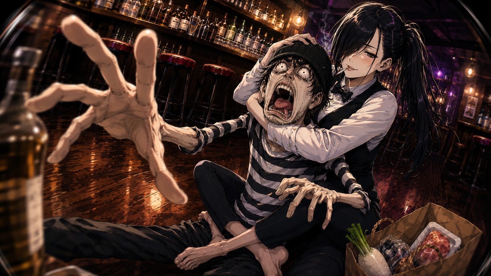 盗みよくない🚬🍺🥛