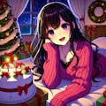 クリスマスケーキと、うちの子★その3(11枚) 9枚目