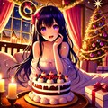 クリスマスケーキと、うちの子★その3(11枚) 11枚目