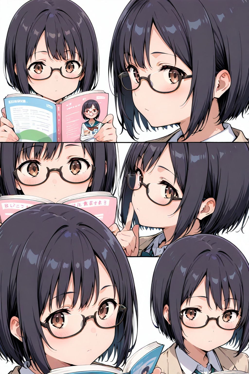 眼鏡っ娘　たくさん