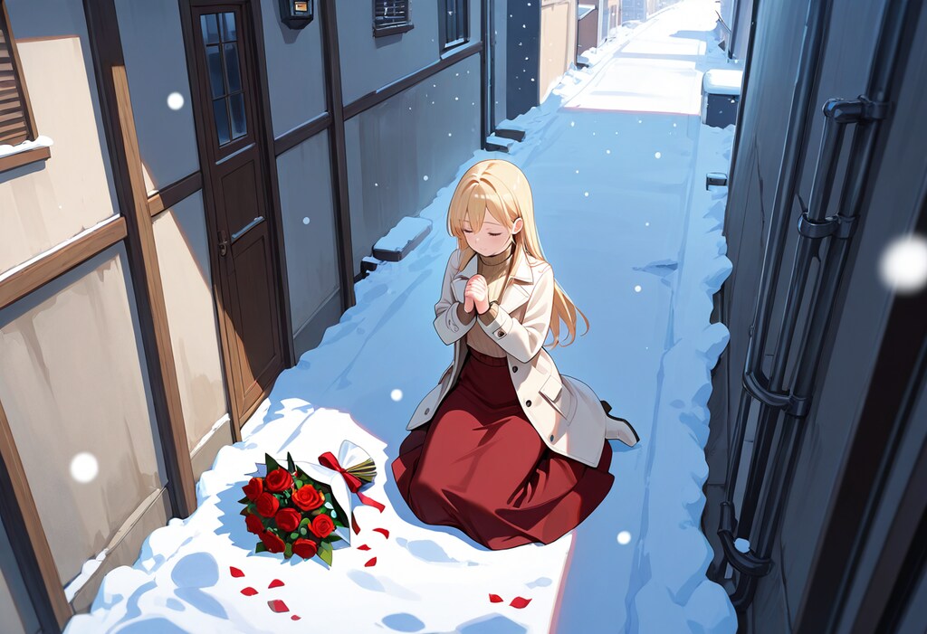 当時の事故現場にて…