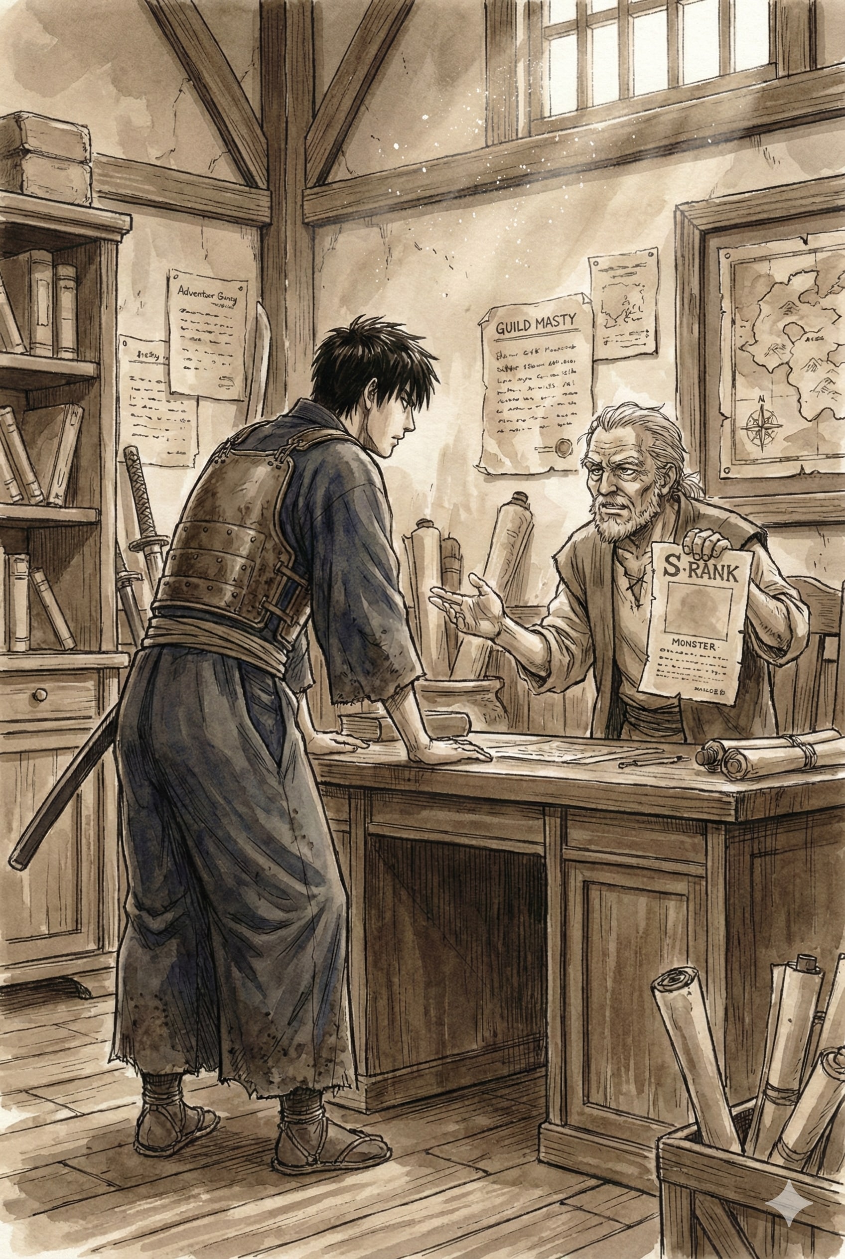 舞い込んだSランククエスト。「お前が僕を終わらせてくれるのか？」 | の人気AIイラスト・グラビア