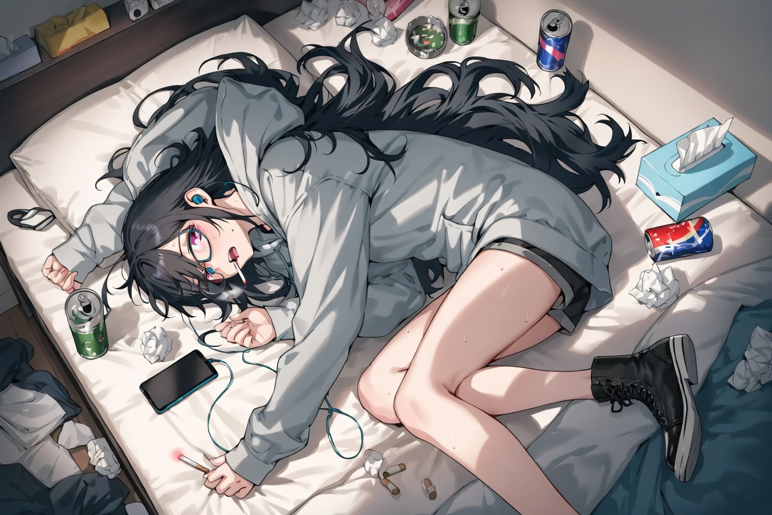 土足🚬🍺🥛 | の人気AIイラスト・グラビア