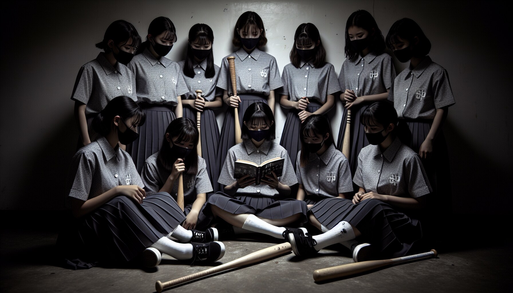 不良少女達……不良？ | の人気AIイラスト・グラビア