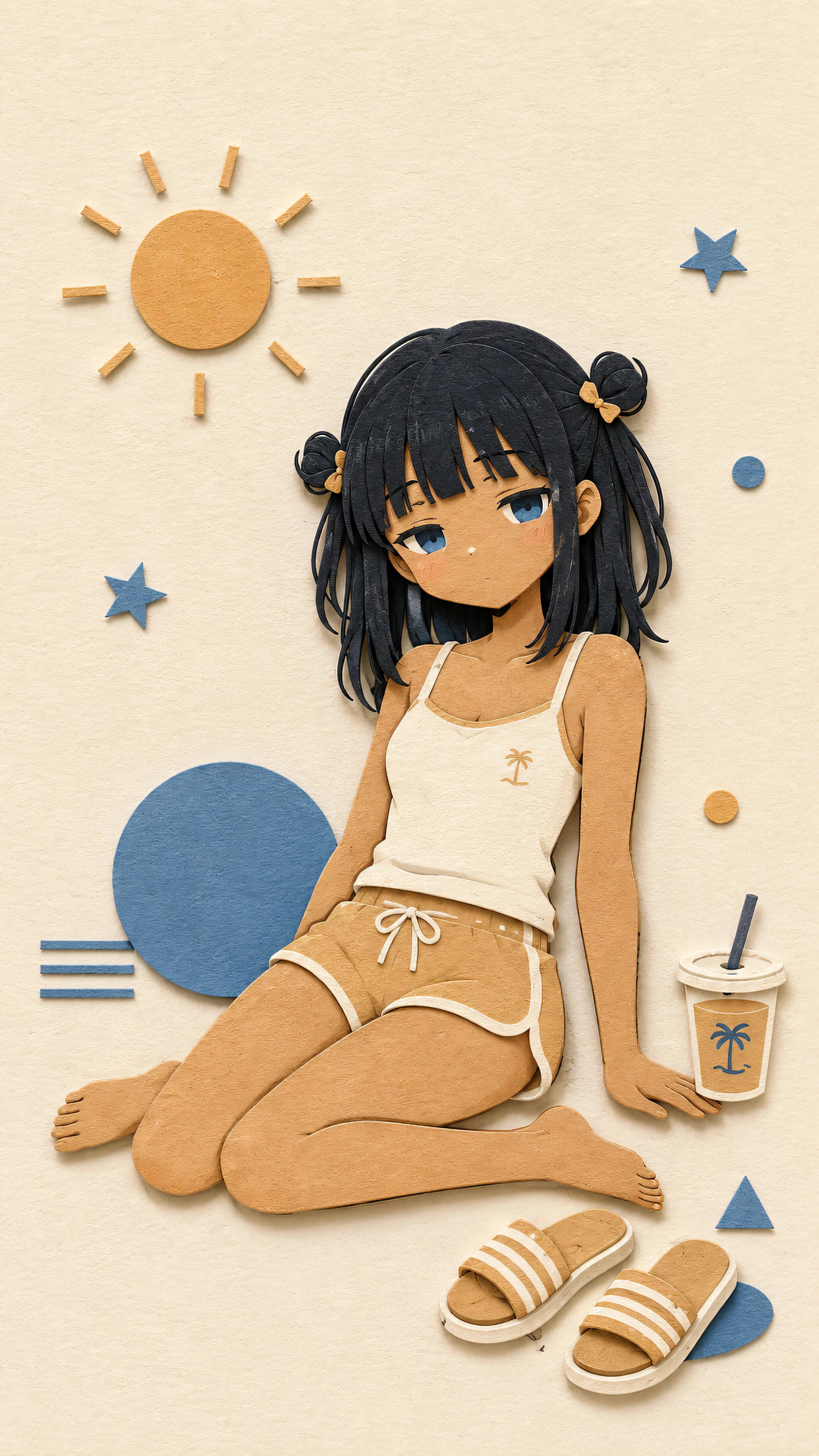 Cardboard Summer Mood | の人気AIイラスト・グラビア