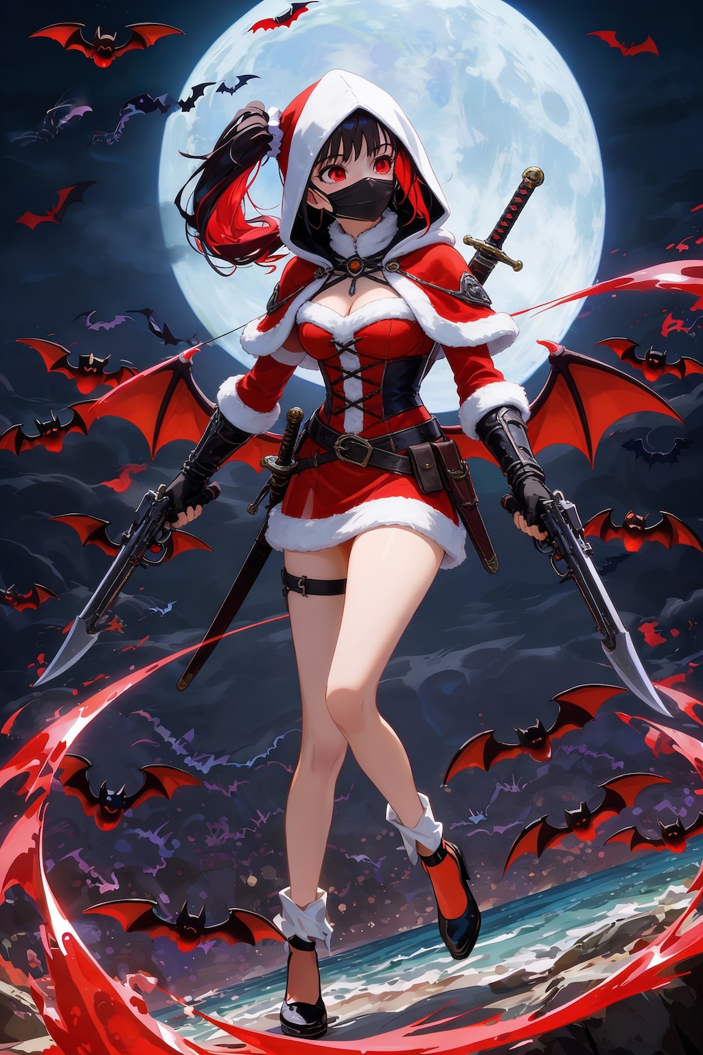 今年は飛ばなかったK.Tちゃんにオールシーズンサンタしてもらいました