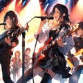 ロックバンド「黒づくめ」 6枚目