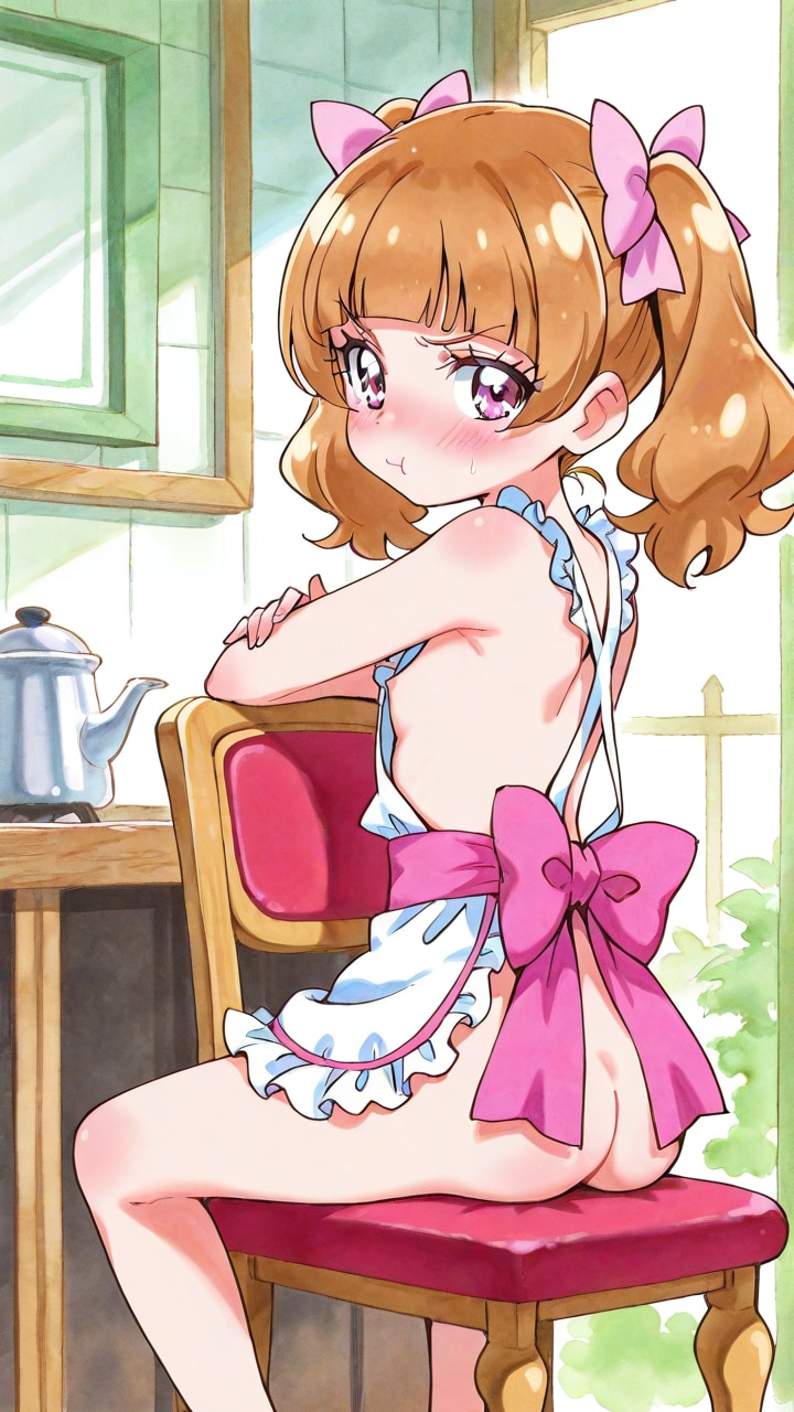 裸エプロンえみる