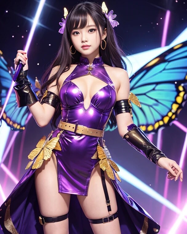 蝶のアイドルのお姉さん