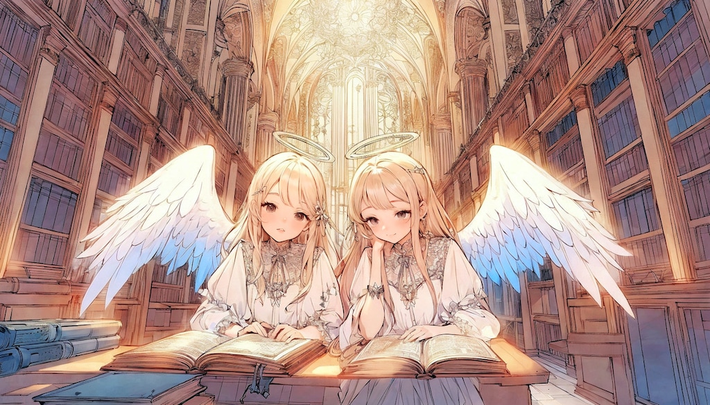 『しまい天使はなかよし天使』