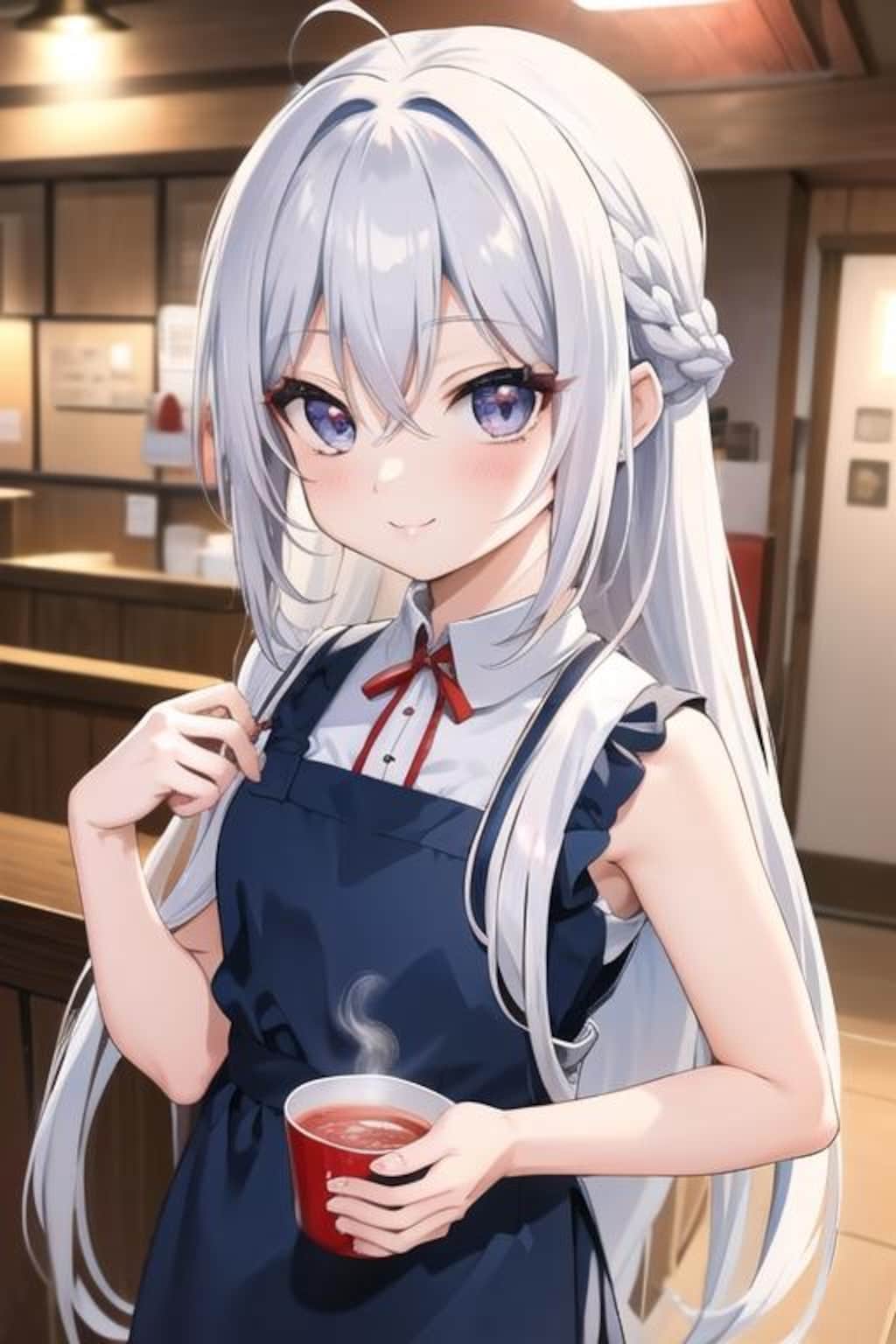 銀髪娘