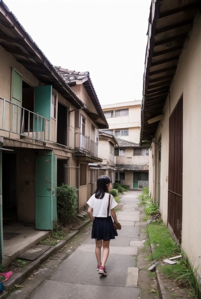 昭和の廃屋　路地裏