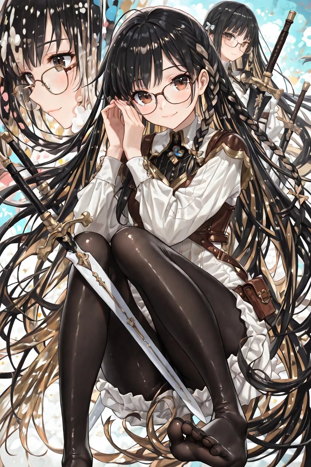 謎の眼鏡剣士さん