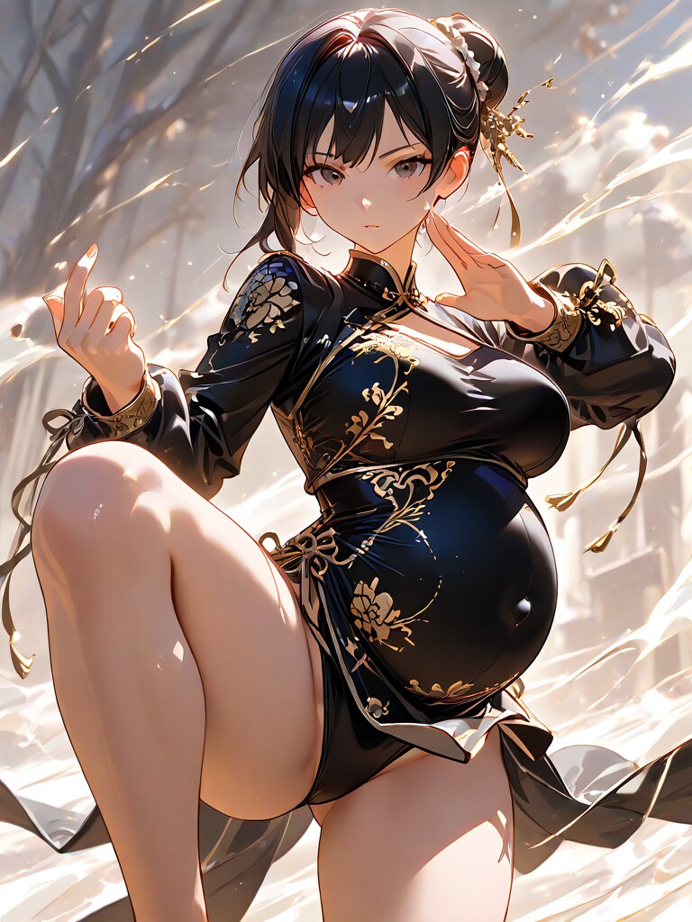 戦う中華妊婦