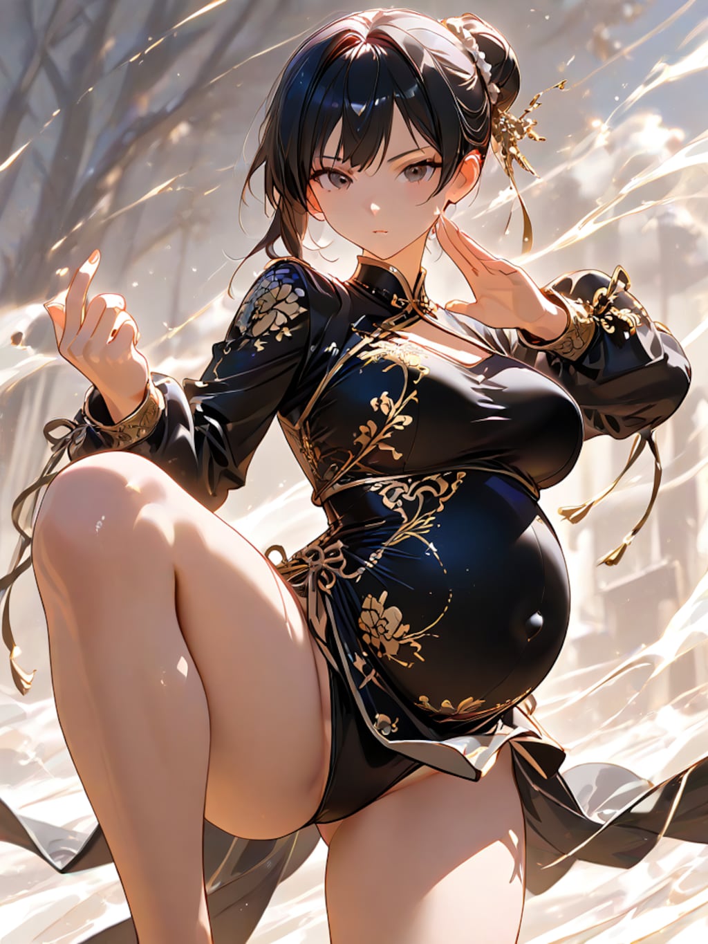 戦う中華妊婦