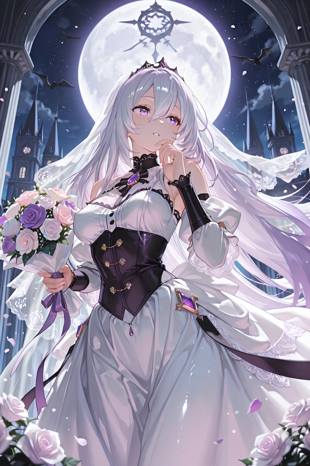 月下の花嫁