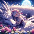 白龍と眠る少女 4枚目