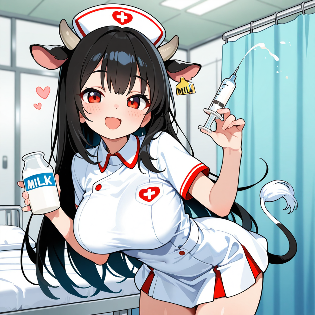 お注射にする？それともミルクにする？？