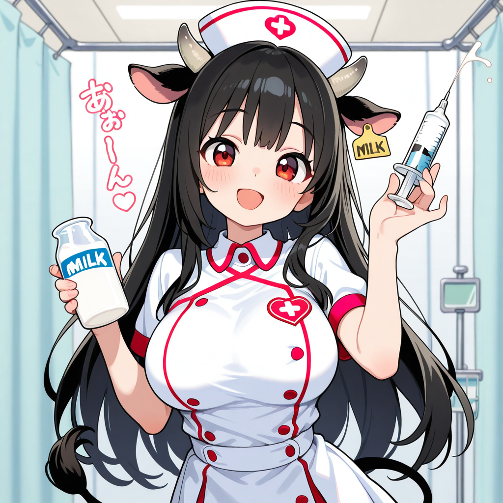 お注射にする？それともミルクにする？？