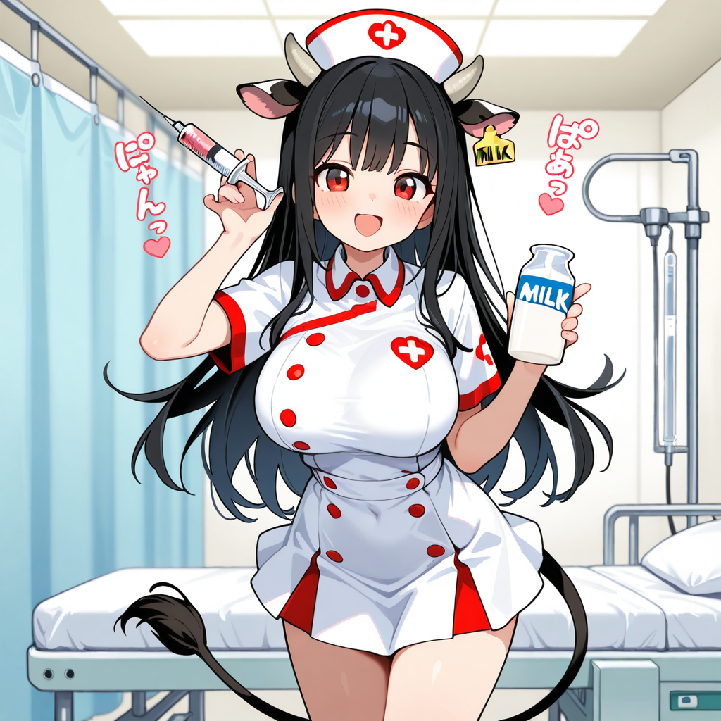 お注射にする？それともミルクにする？？