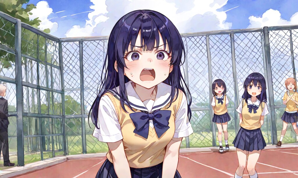 怒りの女子高生