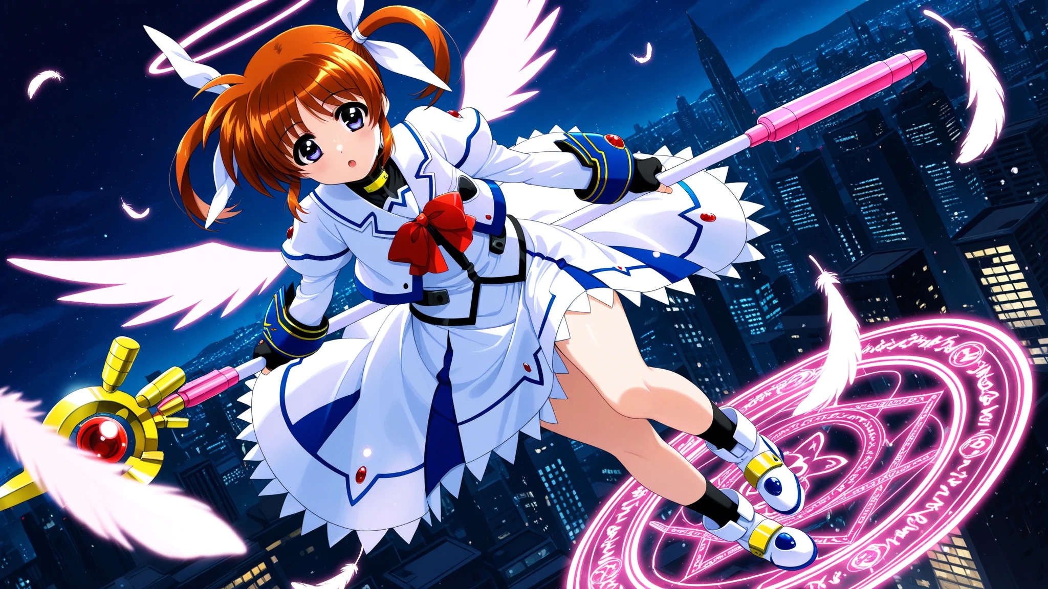 なのは➡　相手はどこかな⁉ | の人気AIイラスト・グラビア