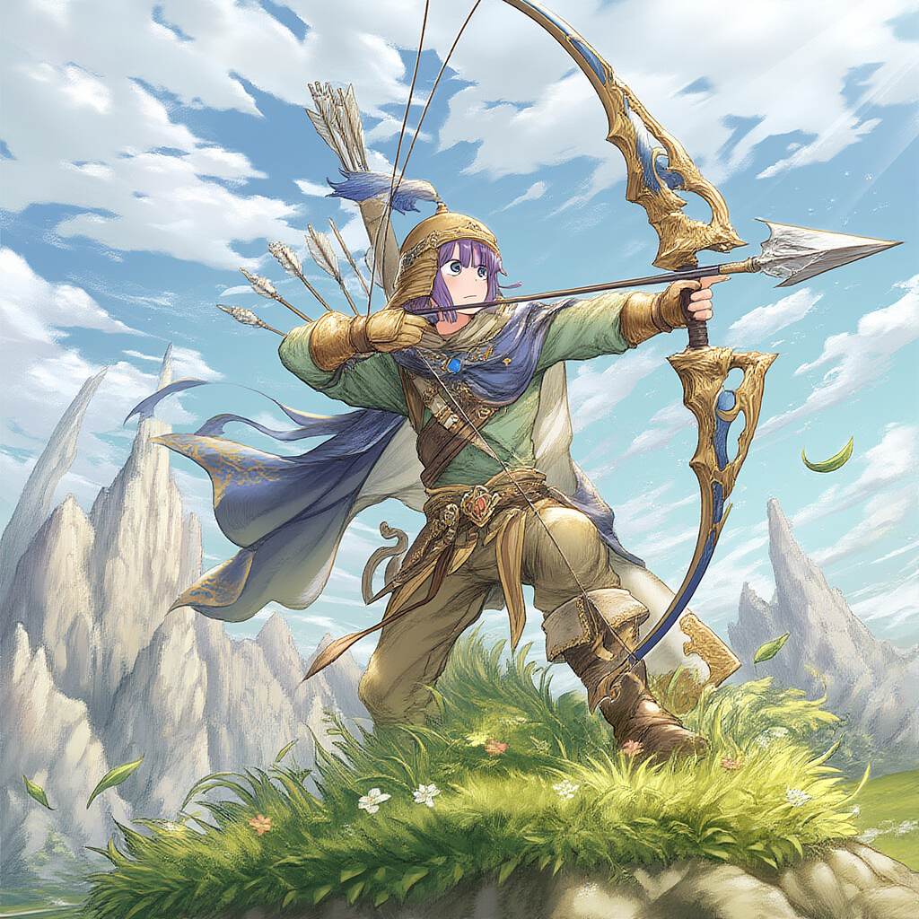 V4フル版　メイドラ　翔太君　RPG　ジョブ　弓使い