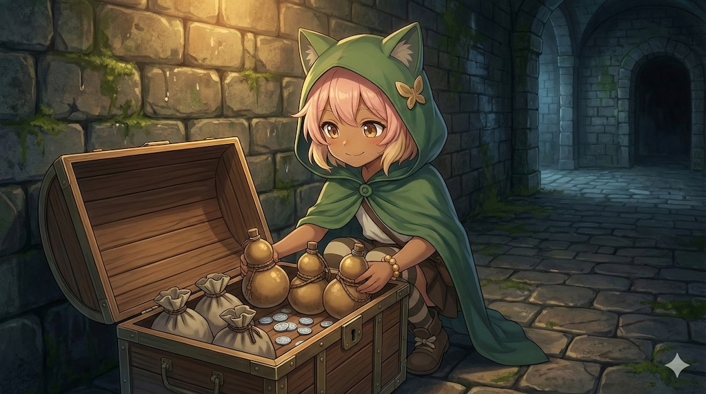 ミナ・フォレリスと宝箱