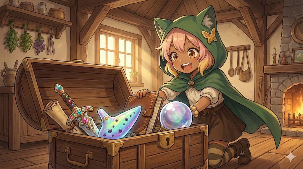 ミナ・フォレリスと宝箱