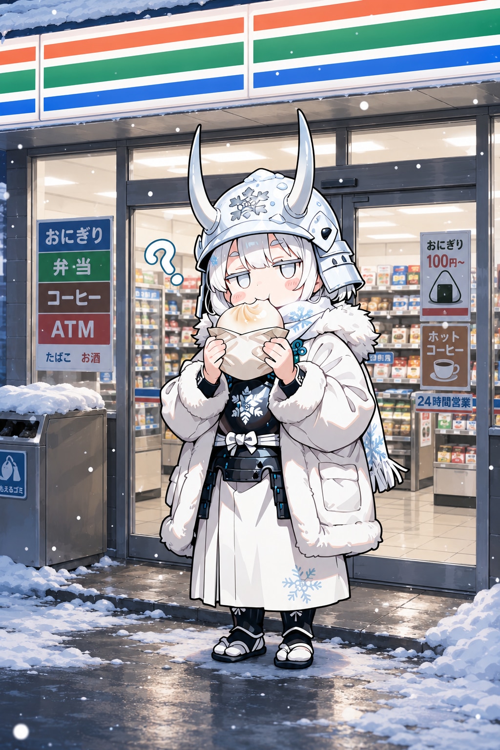 何故呼び出されたかわかってないけどとりあえず冬の味覚を満喫する冬将軍