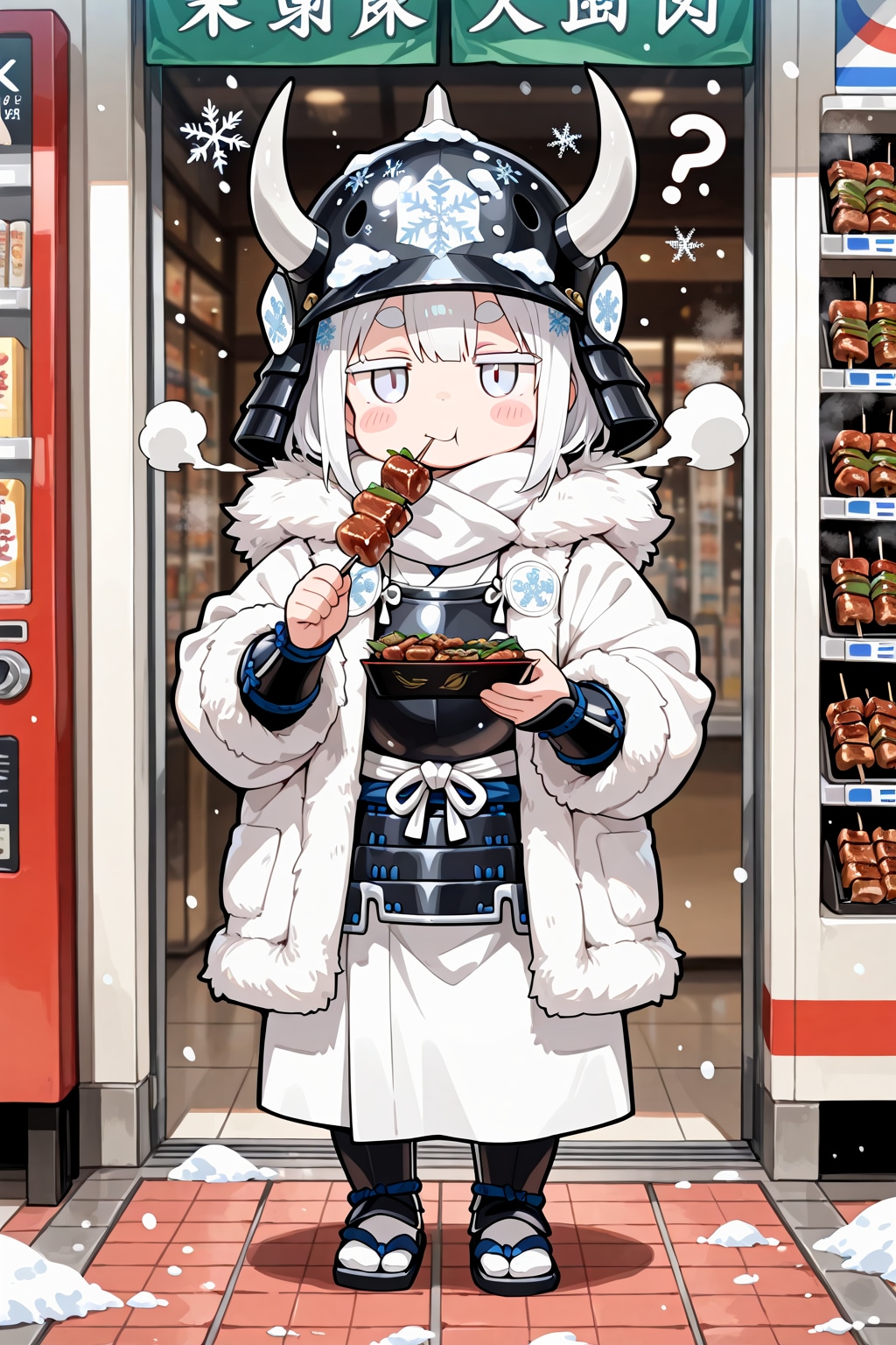 何故呼び出されたかわかってないけどとりあえず冬の味覚を満喫する冬将軍