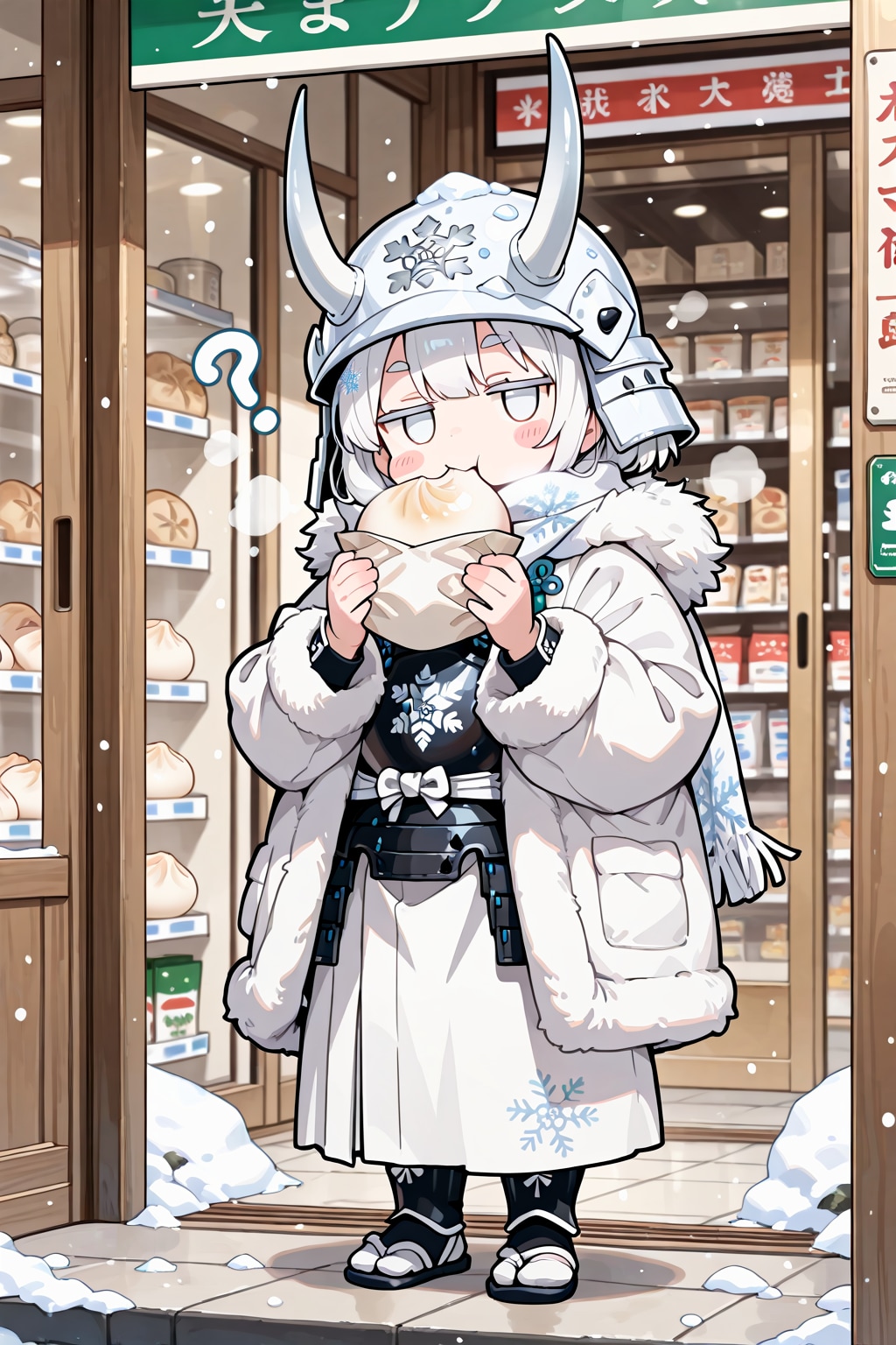 何故呼び出されたかわかってないけどとりあえず冬の味覚を満喫する冬将軍