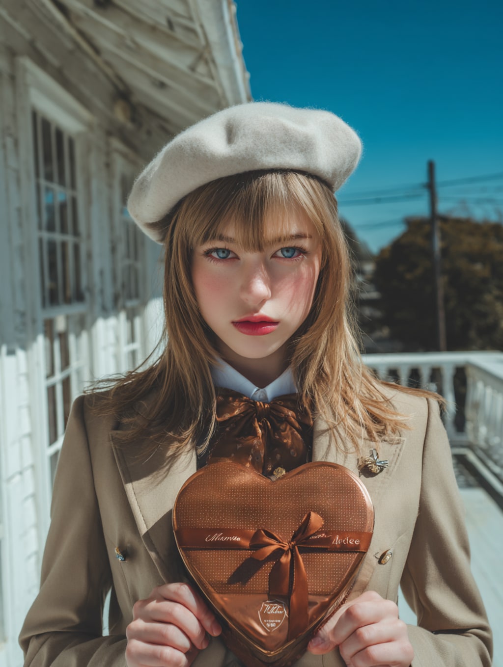 標的？を見つめる霜平妃