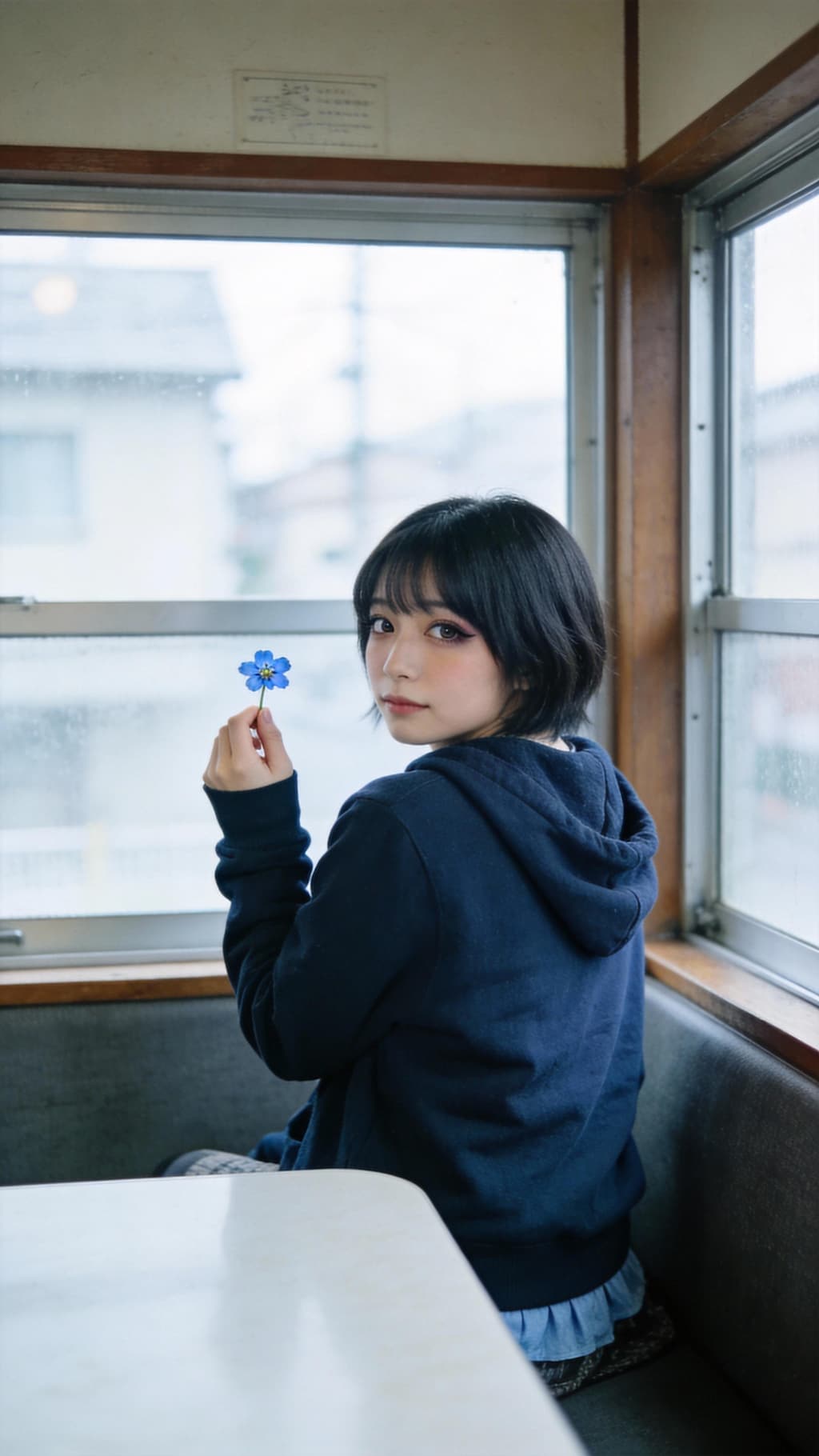 Blue Flower Departure