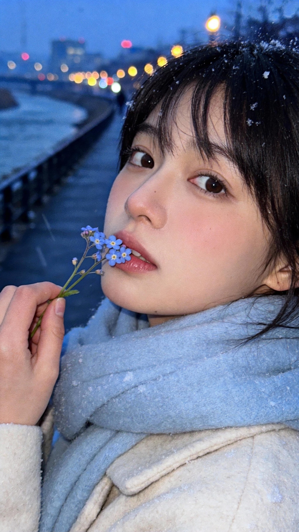 Blue Flower Departure