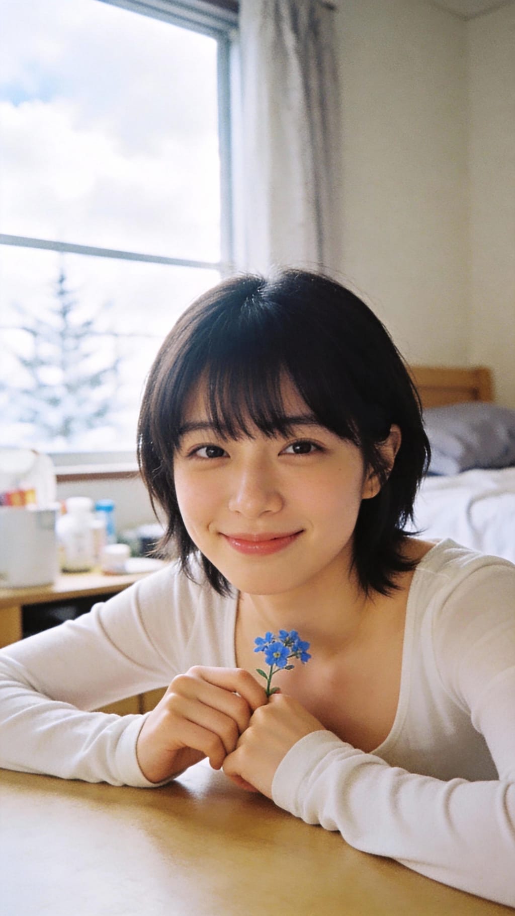 Blue Flower Departure