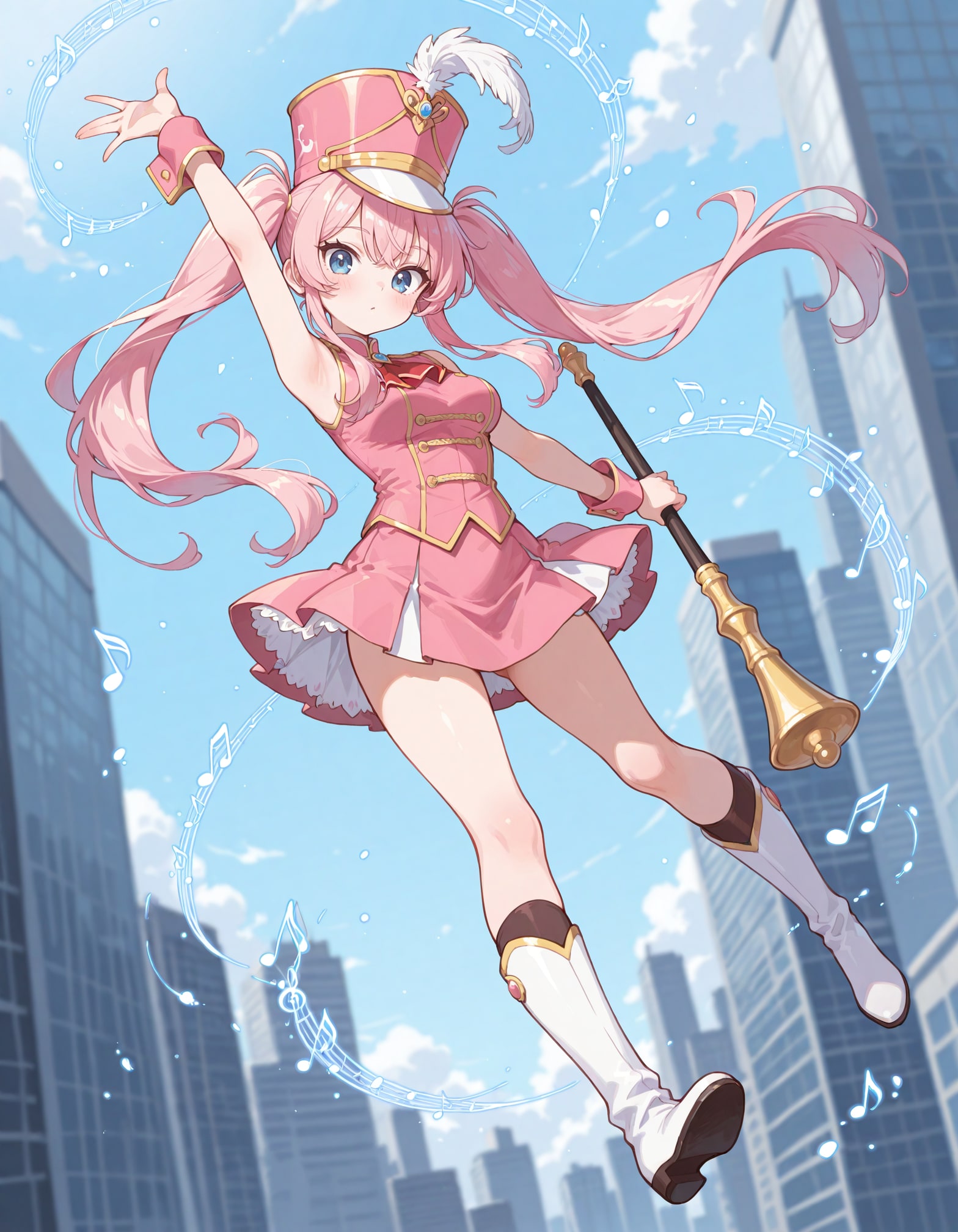 ドラムメジャーの魔法少女 | の人気AIイラスト・グラビア