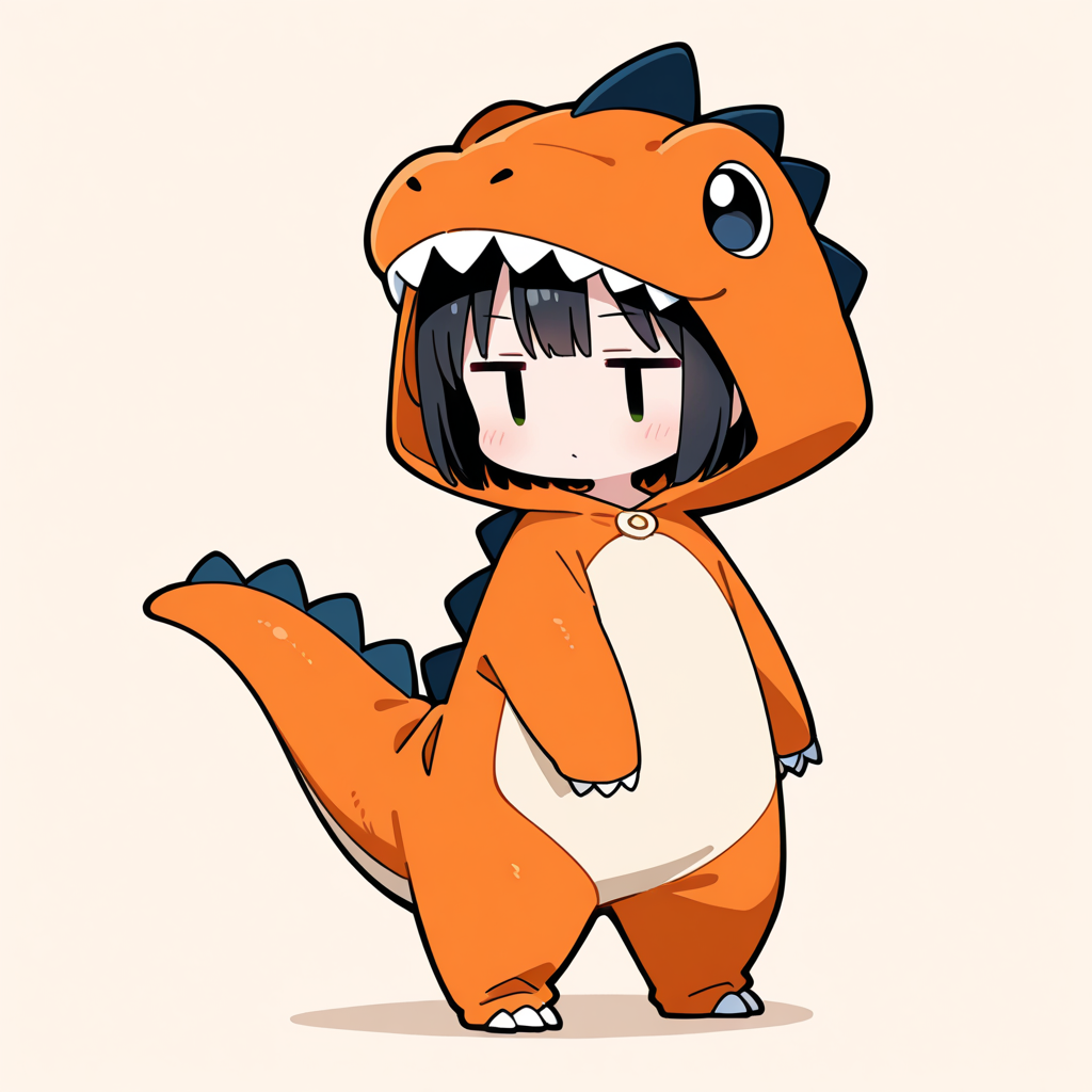 着ぐるみ着せ替え（ティラノサウルス）