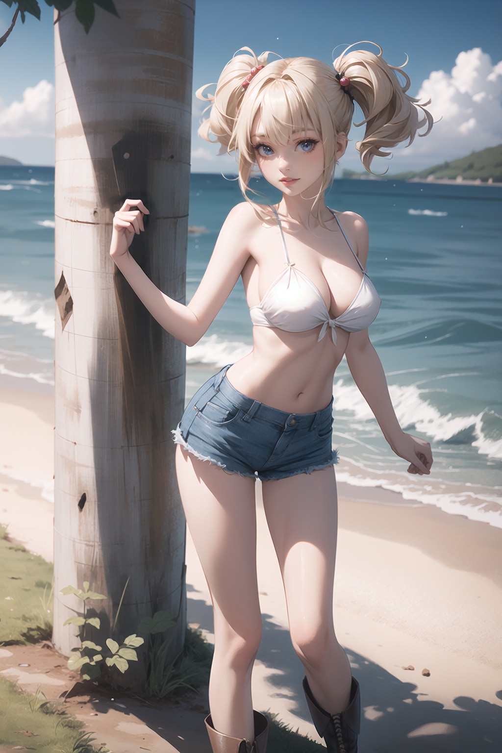 海辺の少女8
