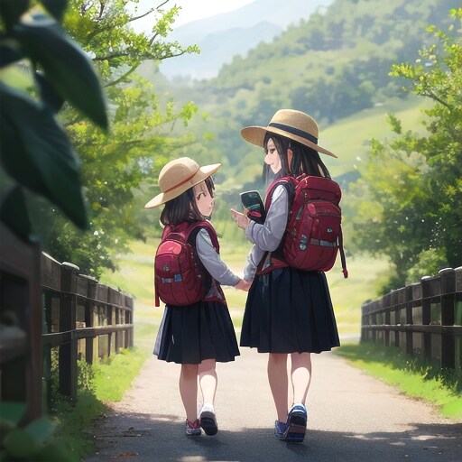 お出かけシスターズ | の人気AIイラスト・グラビア