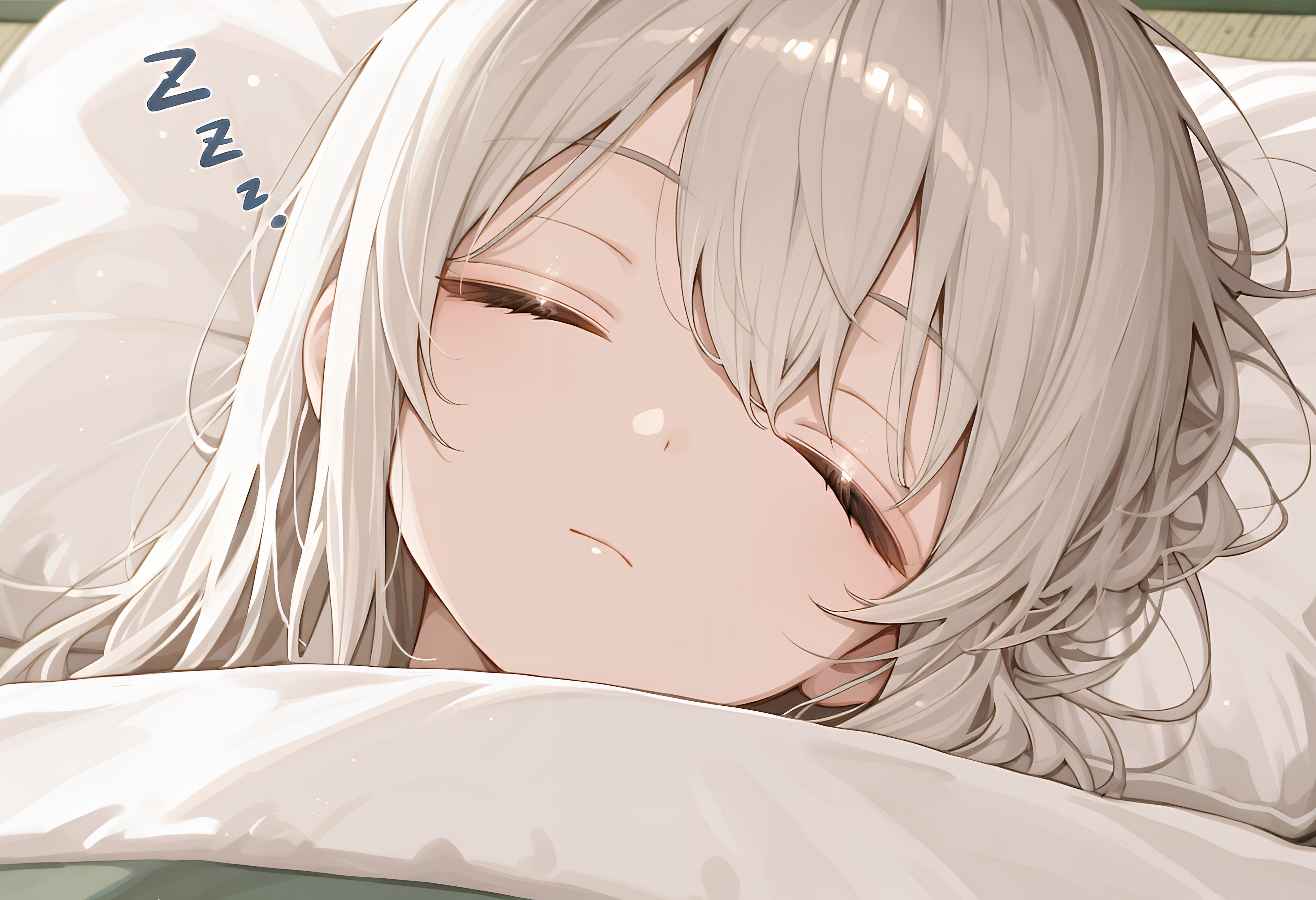 寝る