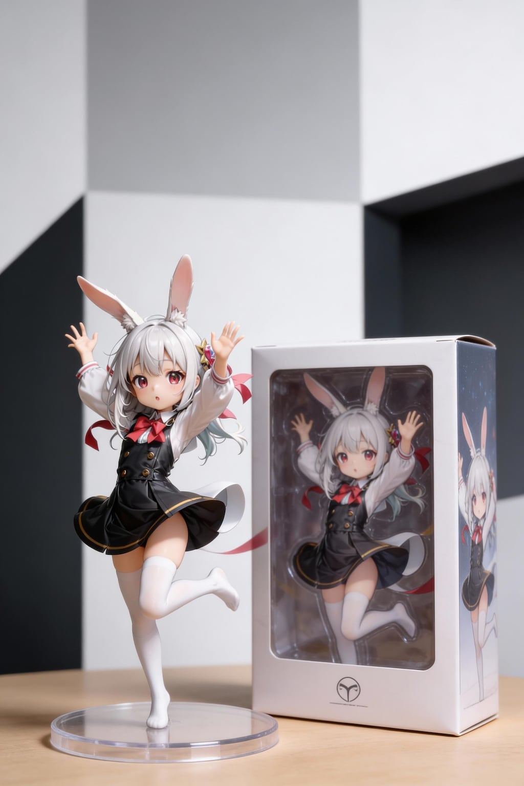 むぅ⋯あいどるの練習なのでしゅ✨🐰