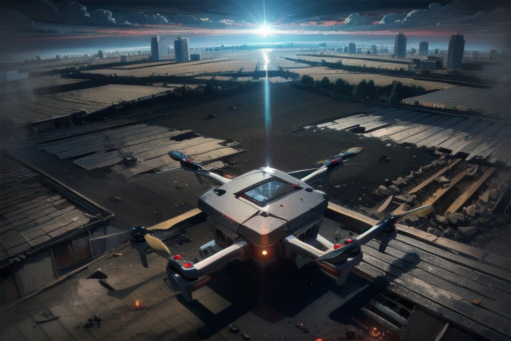 ドローンをハッキングしてっと…