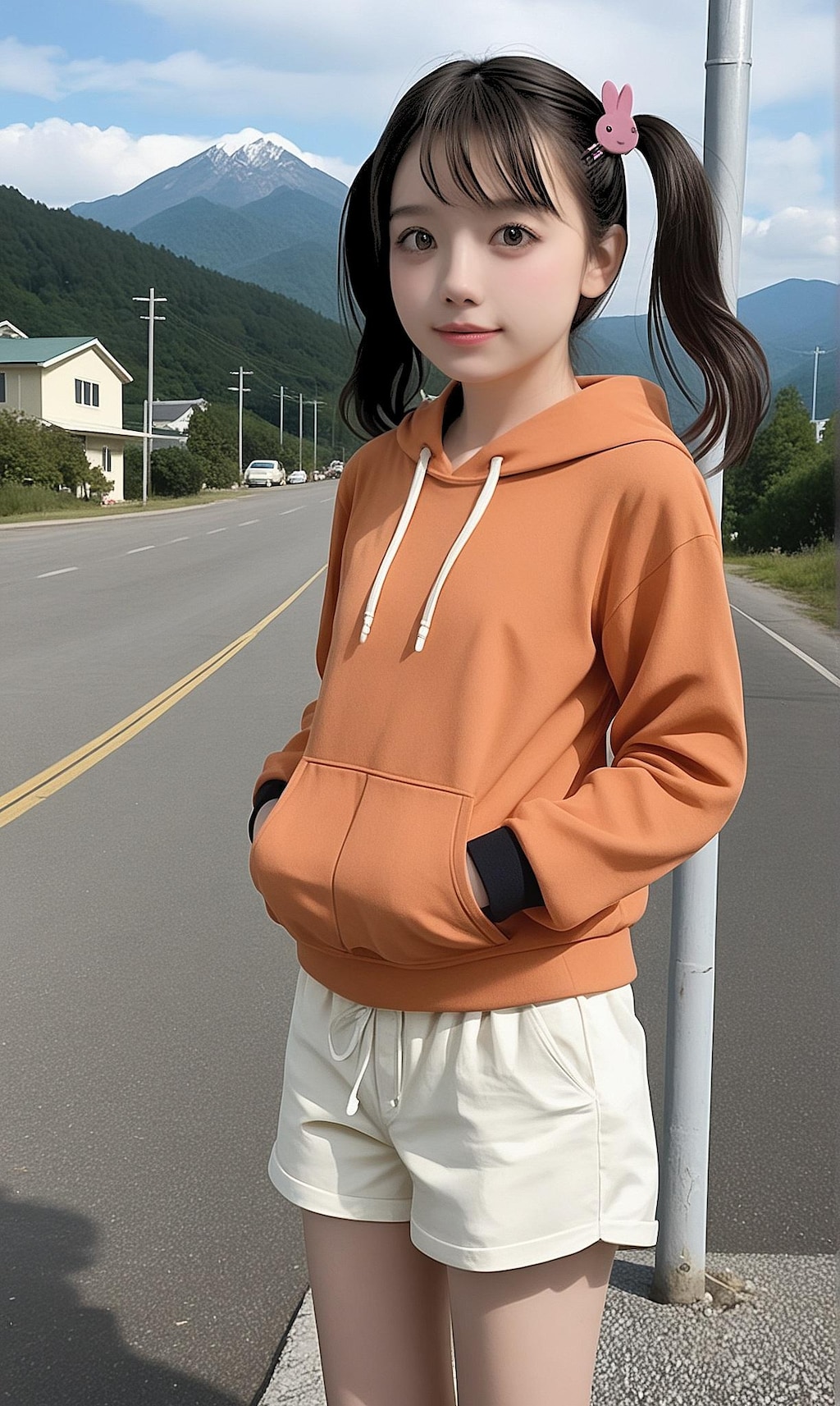 宮水四葉風な女性①