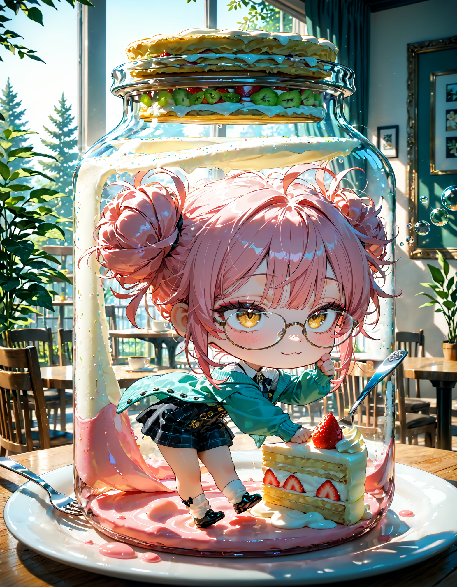 今日は何の日？　銀座コージーコーナー・ミルクレープの日 | の人気AIイラスト・グラビア
