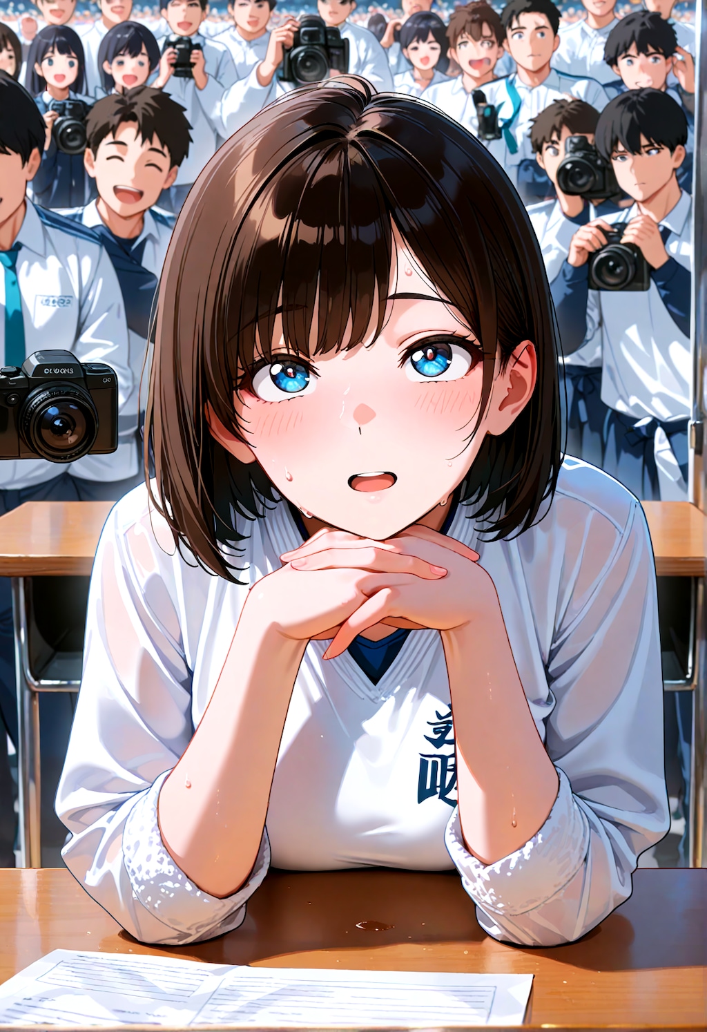 最速のパンチと解説席