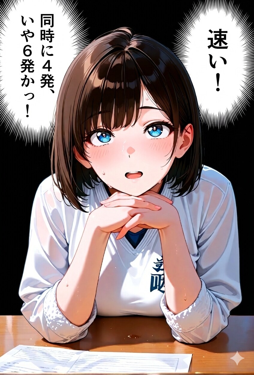 最速のパンチと解説席