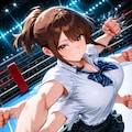 最速のパンチと解説席 4枚目